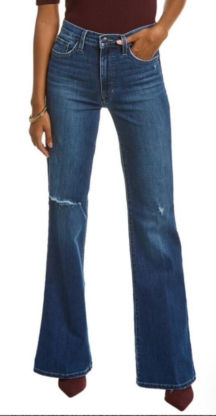 Joe's Jeans High-Rise Laticia Flare Jean blue size 24